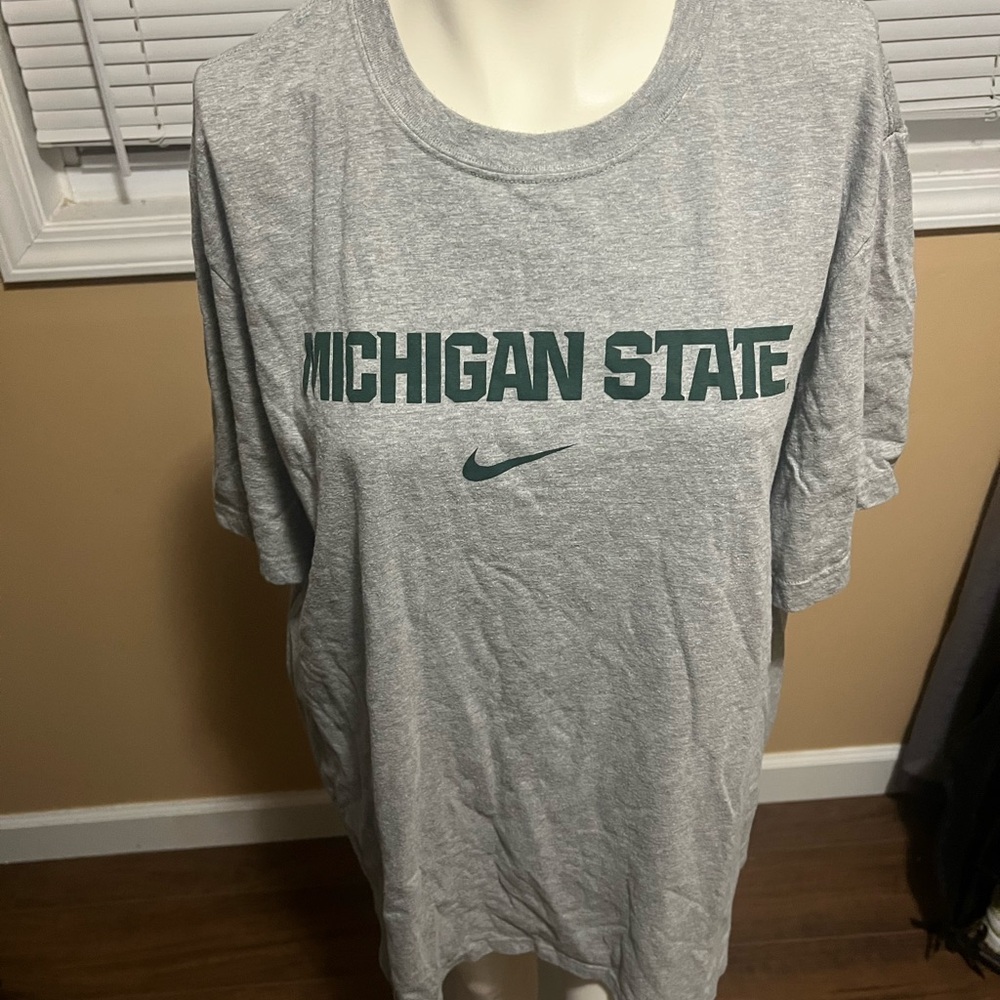 Nike Gray Michigan State Tee